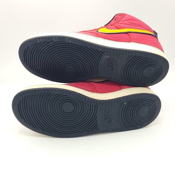 RARE 2004 Nike Vandal Hi Canvas Varsity Red yellow 308852-671 Men’s Size 8.5 main image 8